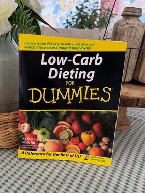 Low Carb Cookbook Low-Carb Dieting for Dummies — Yellow Cover